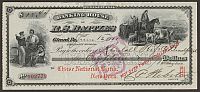 R.S. Battles Banking House, Girard, PA,  (Chase National Bank) Canceled Check